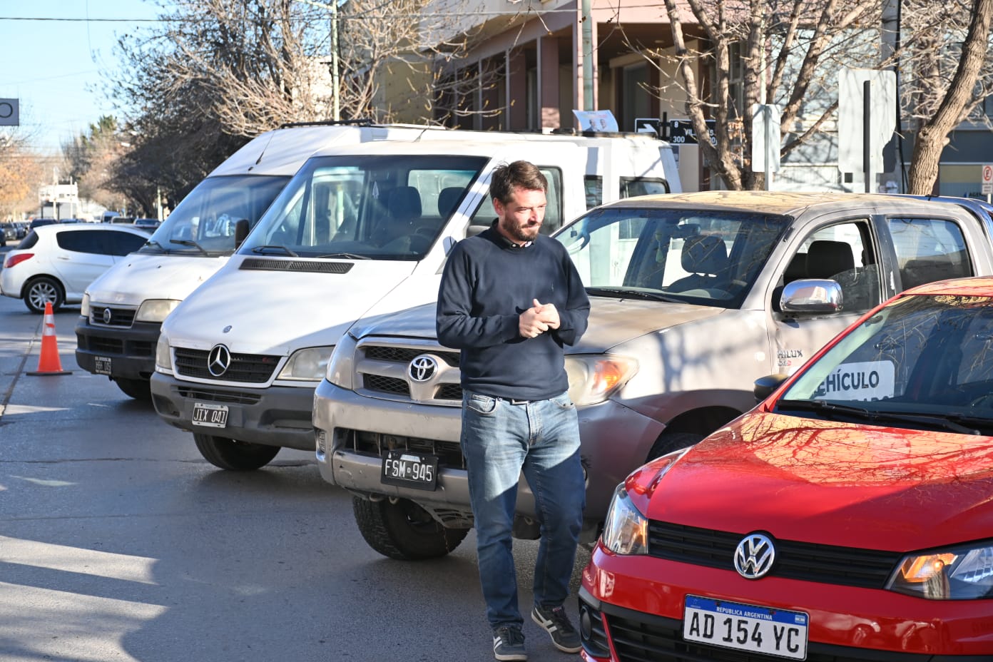 Rodrigo Buteler dijo que son vehículos "recuperados que estaban tirados en el depósito municipal". Foto: Florencia Salto