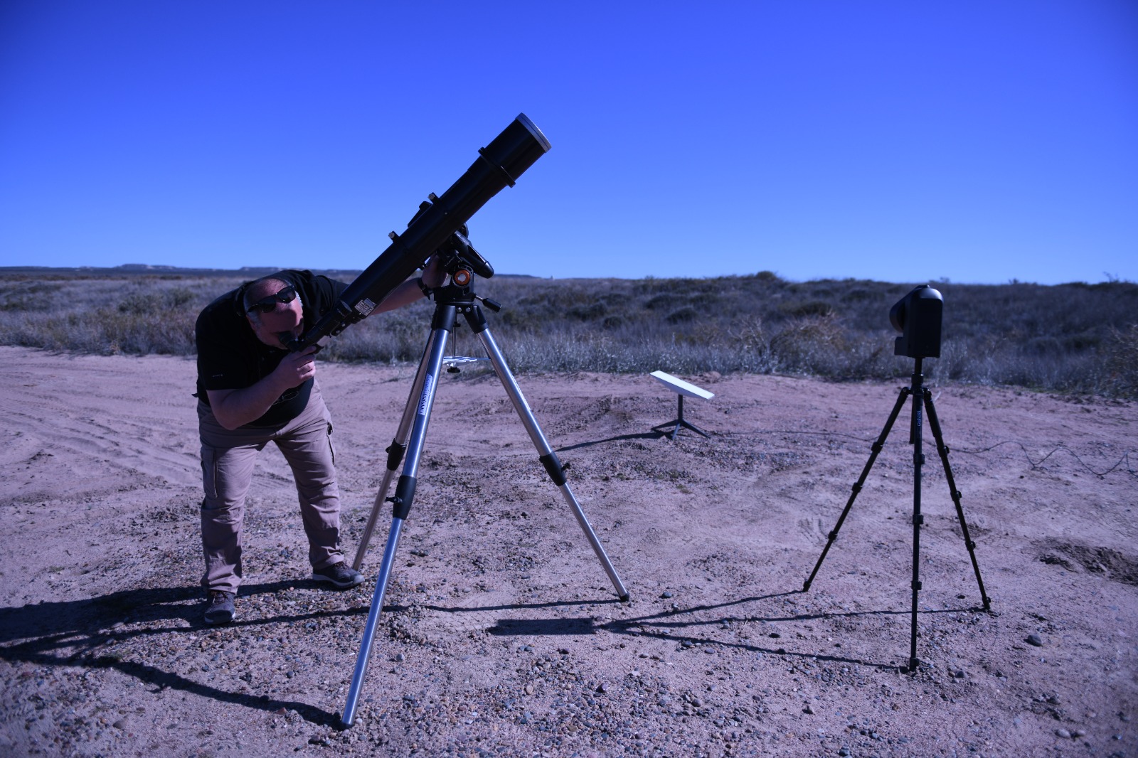 El eclipse será este 2 de octubre y será visible en parte de la Patagonia. Foto: Alejandro Carnevale. 