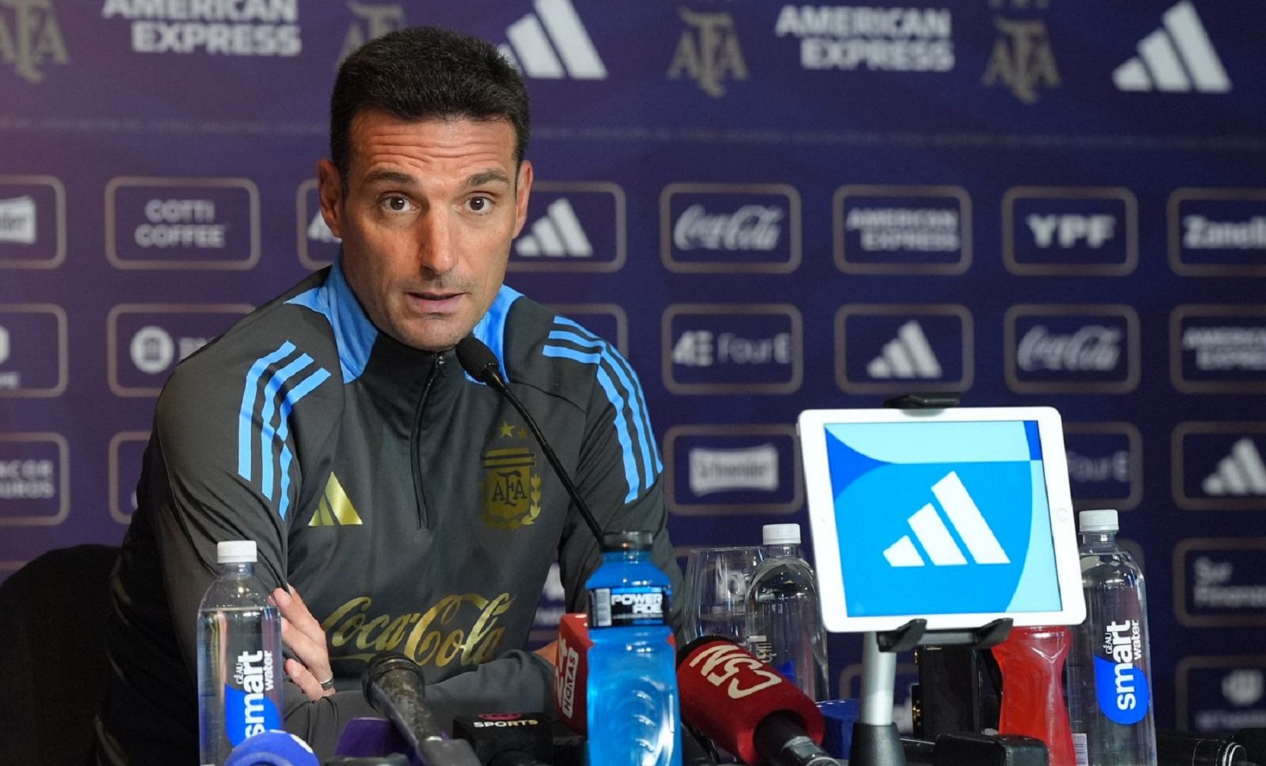 Lionel Scaloni opinó sobre la ausencia de Messi en la Selección Argentina. Foto: @Argentina.