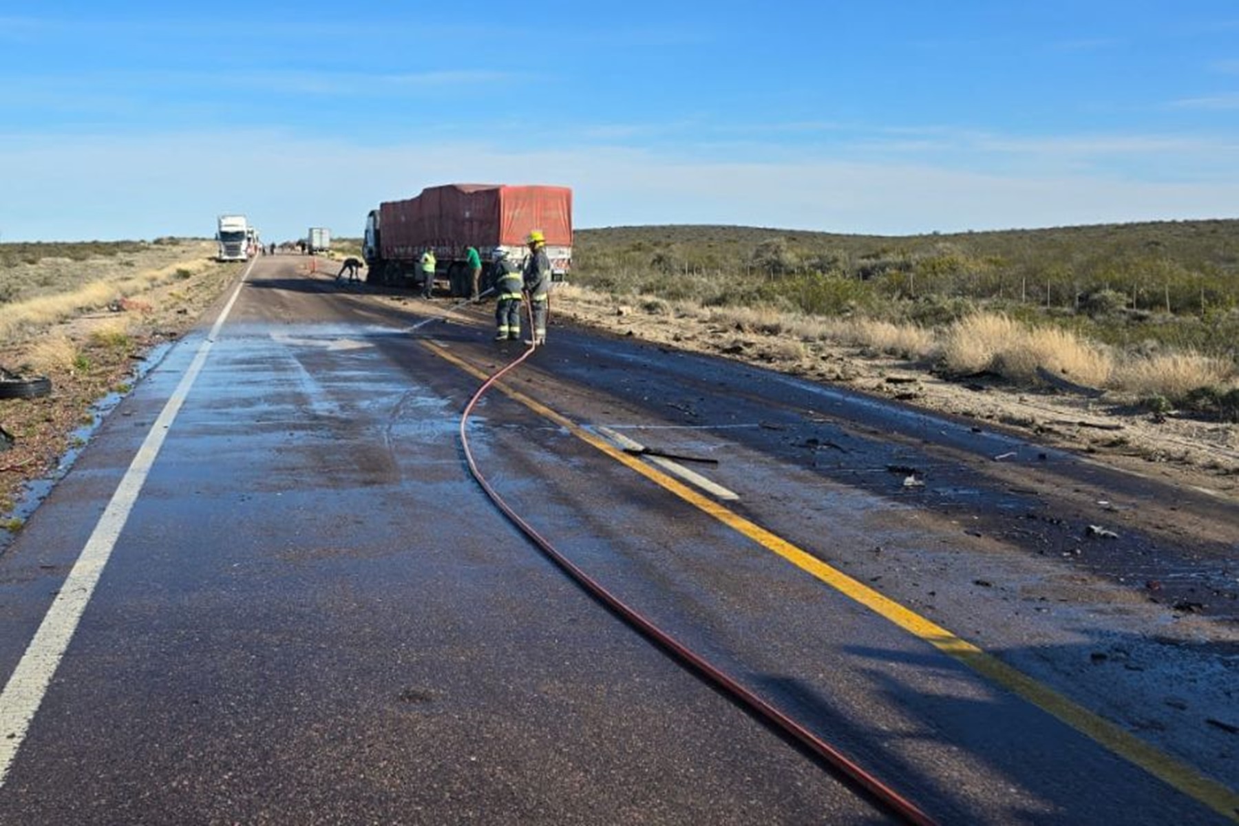 Trágico accidente en la Ruta 3. Foto: gentileza.