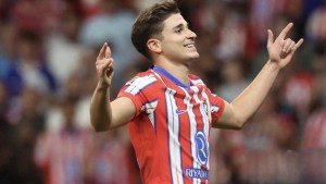 Primer gol de Julián Álvarez en el Atlético de Madrid: goleada y asistencia de De Paul