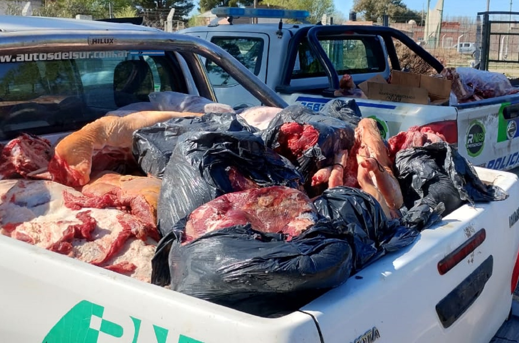 En un comercio secuestraron 1.200 kilos. 