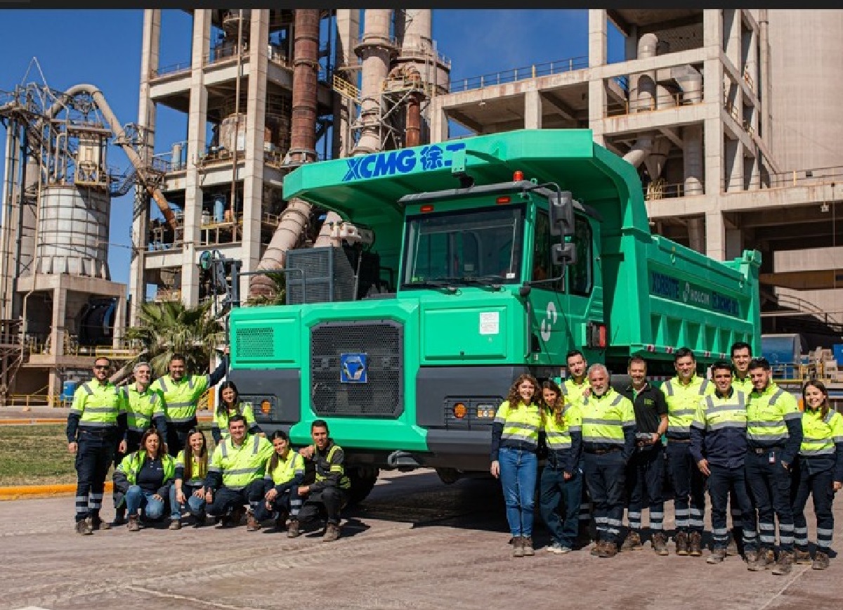 El camión puede transportar hasta 72 toneladas. Foto: gentileza. 