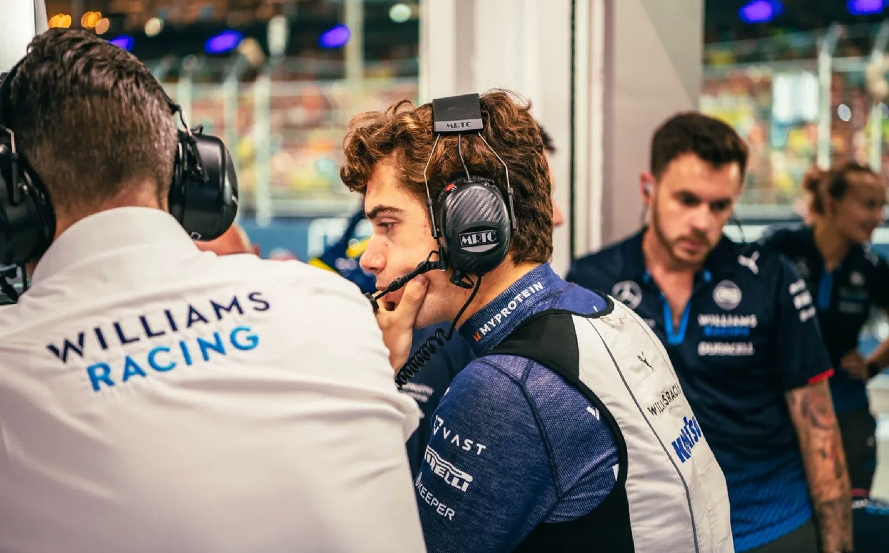 Franco Colapinto criticó la estrategia de Williams en el GP de Singapur. 