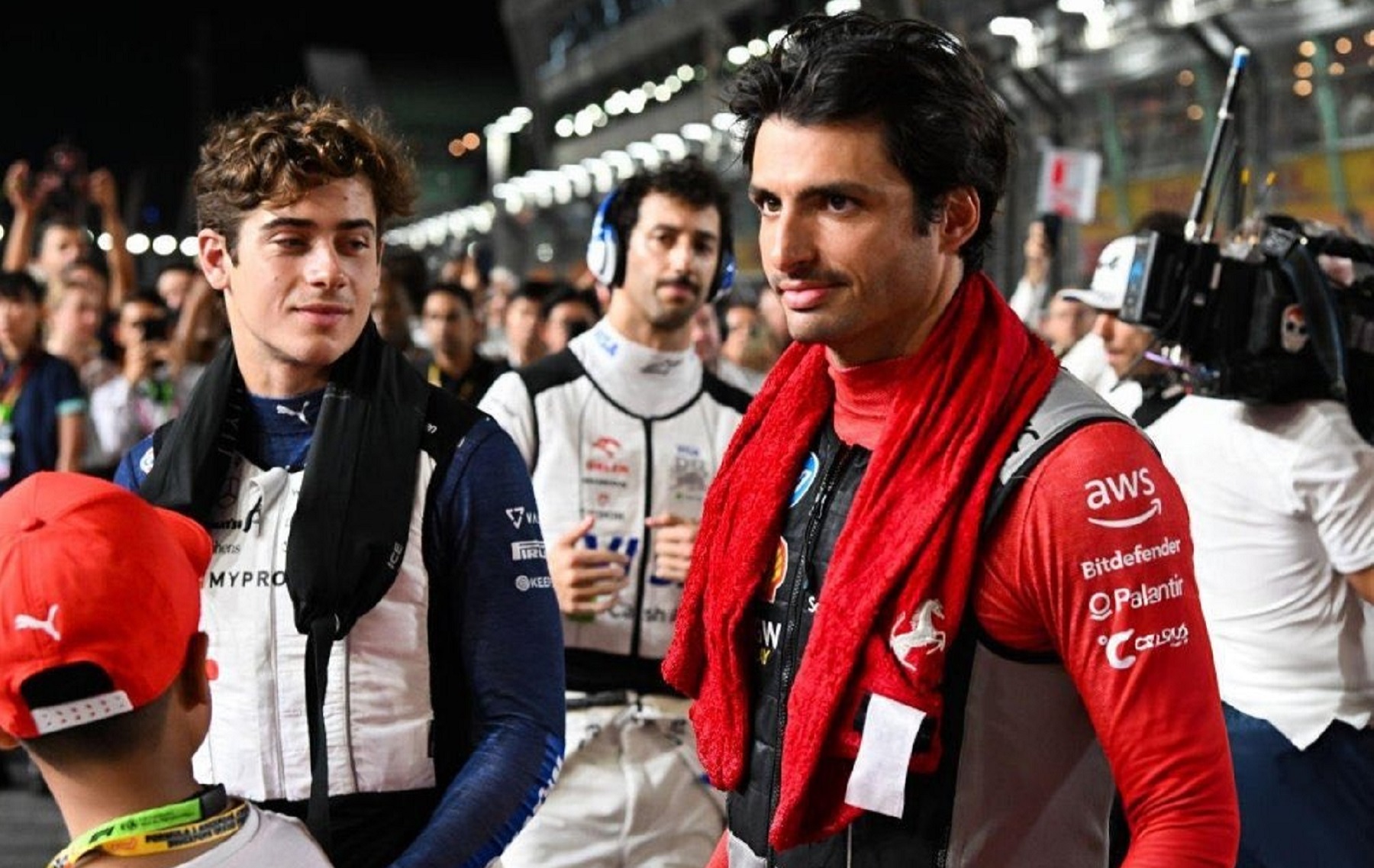 Carlos Sainz apuntó contra Franco Colapinto en el Gran Premio de Singapur.