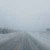 Imagen de Nieve y viento en la Ruta 40, entre Bariloche y El Bolsón: recomiendan no transitar de noche