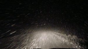 Nieve en la Ruta 40, entre Bariloche y El Bolsón: recomiendan no transitar de noche