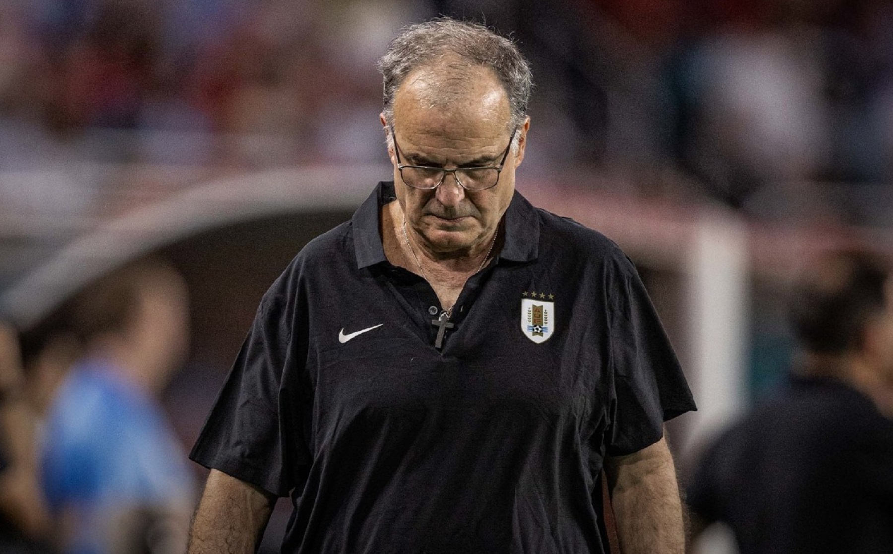 Marcelo Bielsa reservó a seis jugadores de la Liga Profesional. Foto: @Uruguay.