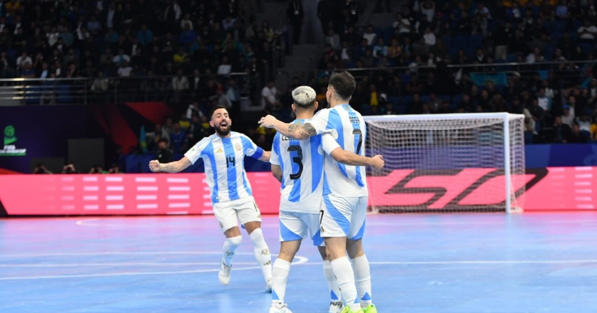 Argentina goleó a Kazajistán y está en semis del Mundial de Futsal:  enfrentará a Francia - Diario Río Negro