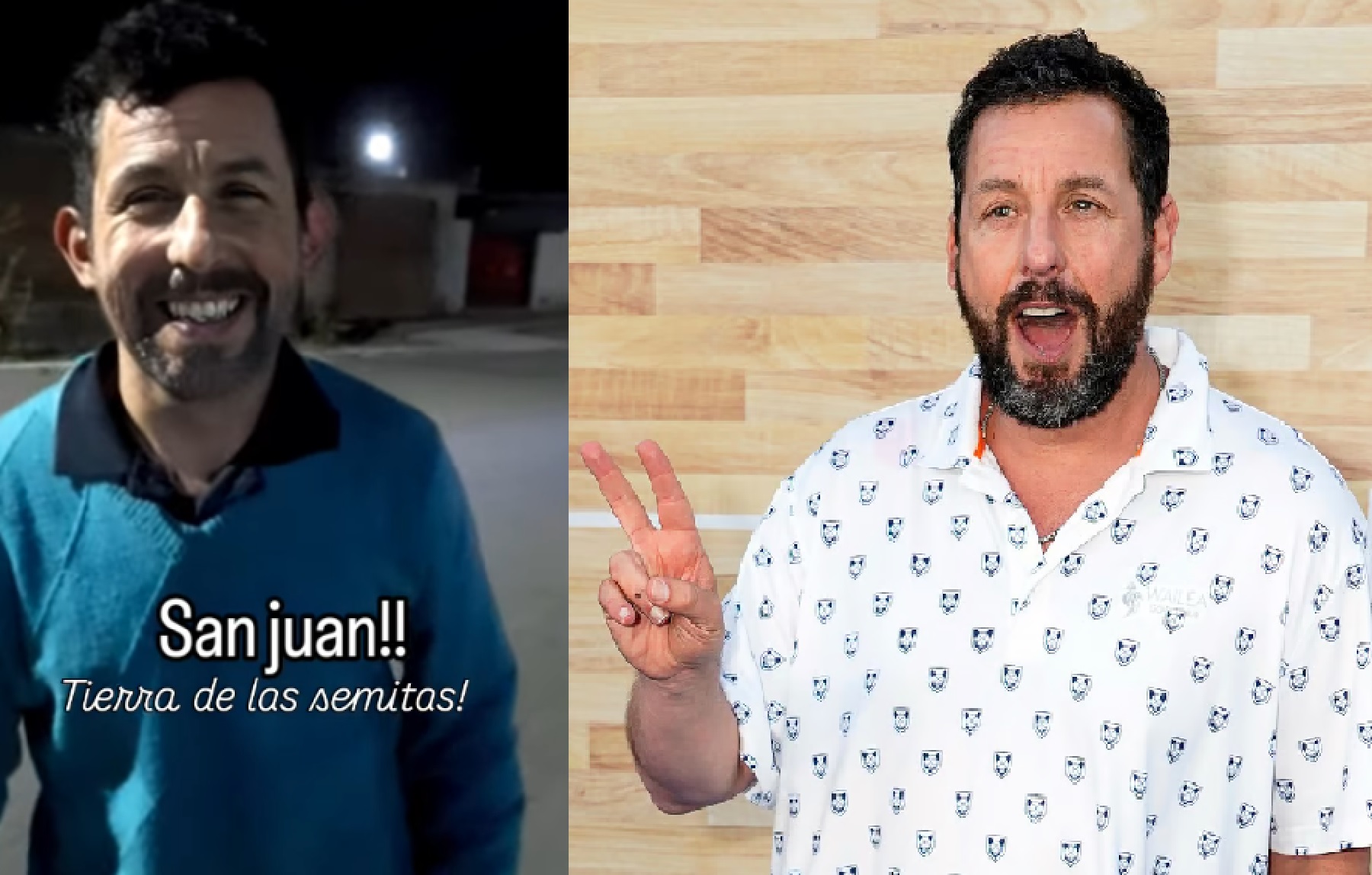 Adam Sandler vistó San juan.