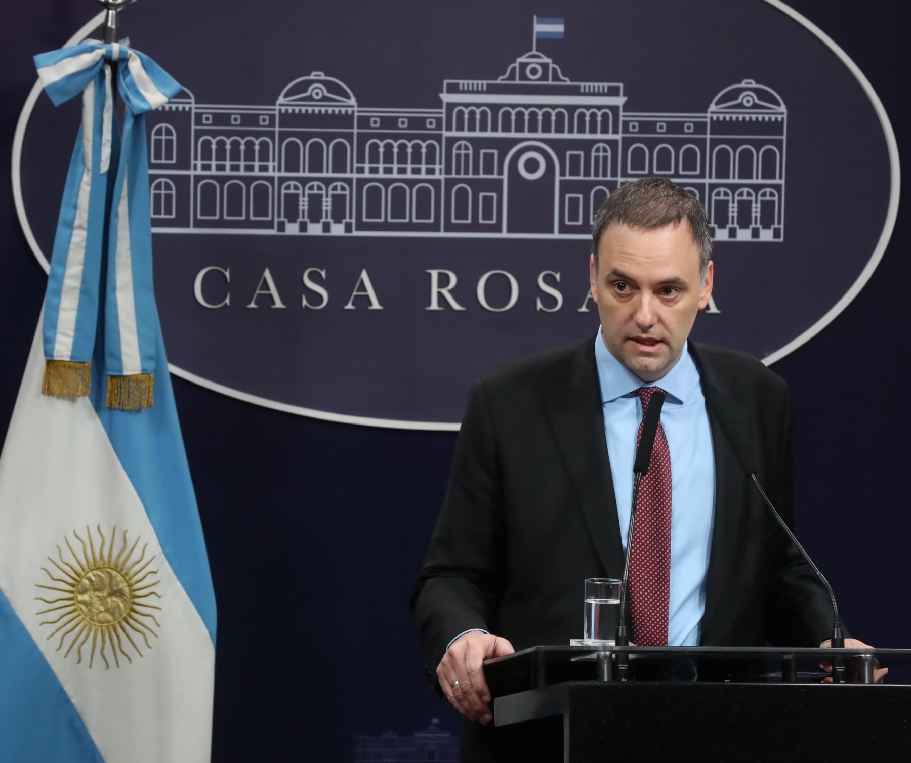 Manuel Adorni se refirió al dato de pobreza. Foto: Presidencia. 