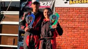 Con 22 años, Alexia es copilota de rally en Río Negro: corrió la carrera de su vida con su papá