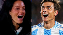 Imagen de El tierno festejo de Oriana Sabatini por el gol de Paulo Dybala en el partido Argentina – Chile