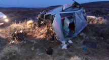 Imagen de Eran de Bahía Blanca y tuvieron un impresionante vuelco en Piedra del Águila: iban a Villa La Angostura