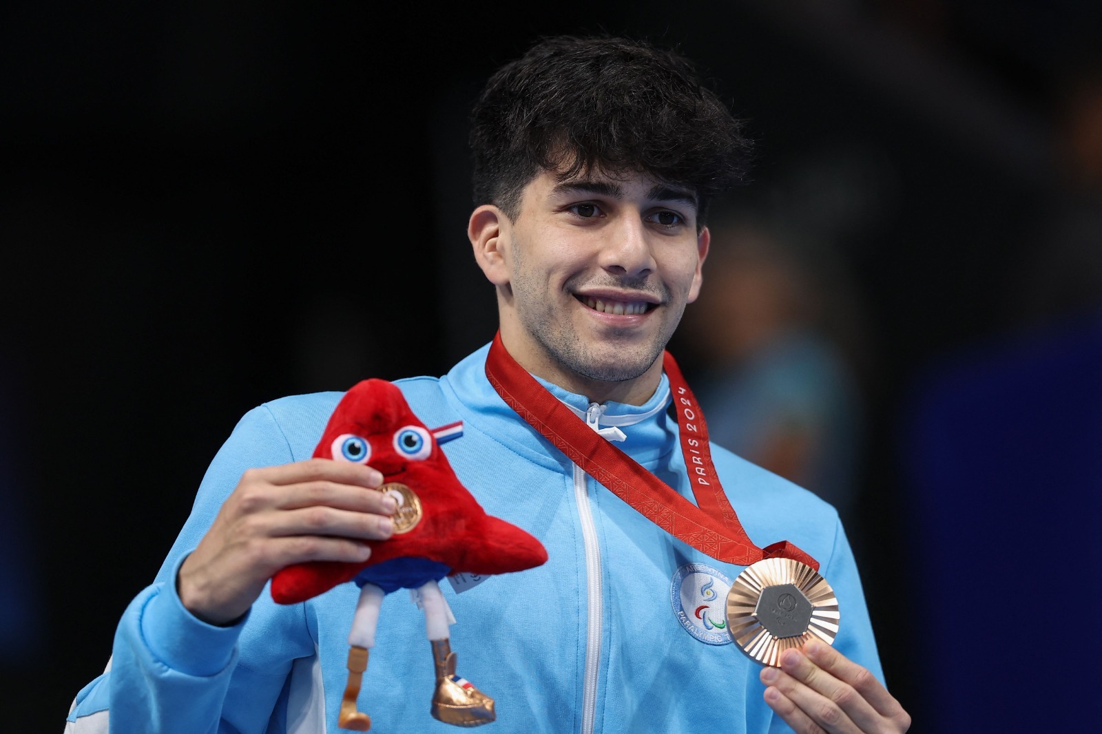 Iñaki lleva dos medallas en los Juegos Paralímpicos de París y le quedan dos pruebas más. (Foto: AFP)