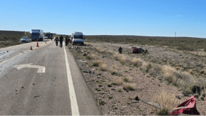 Murió un hombre tras chocar contra un camión sobre la Ruta 3, cerca de Sierra Grande