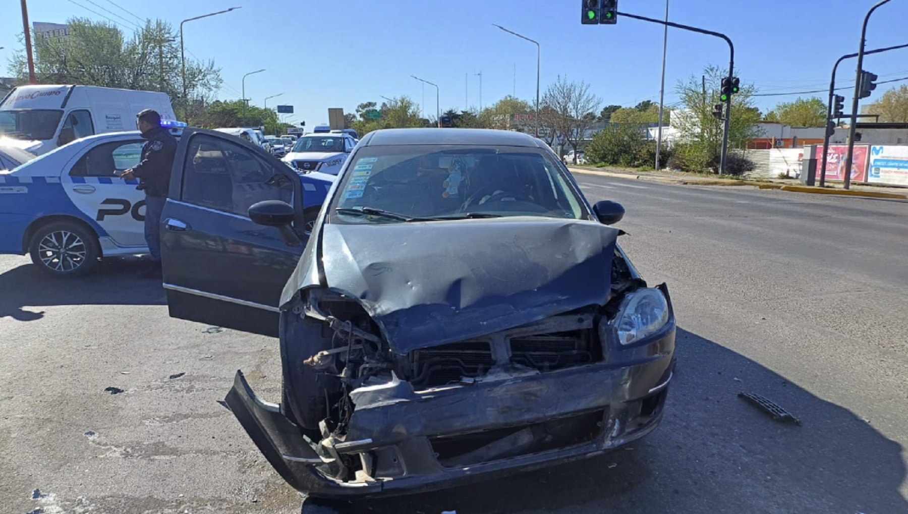 Lunes accidentado en Neuquén. Foto: gentileza