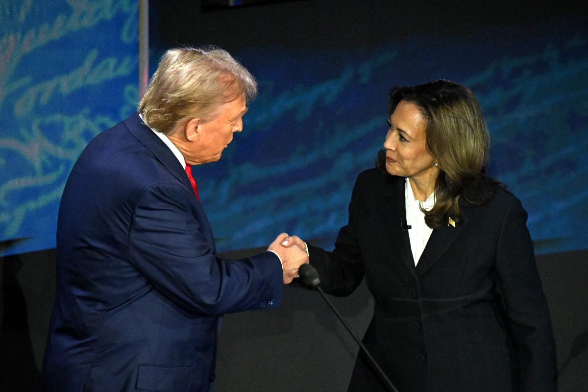 Debate entre Donald Trump y Kamala Harris en Estados Unidos. 