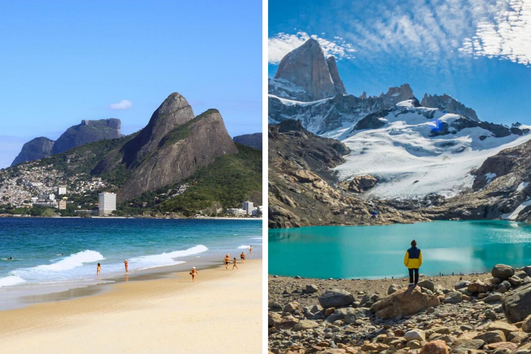 Brasil o la Patagonia, dónde ir de vacaciones este 2025. 