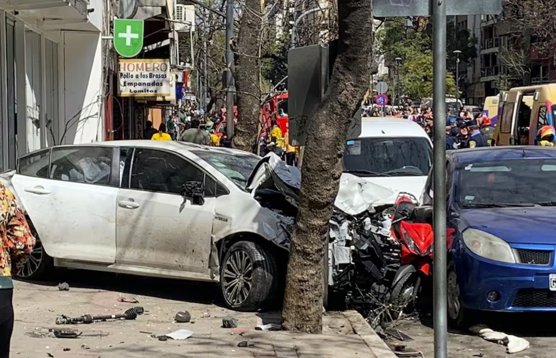 Impactante choque en Córdoba. 