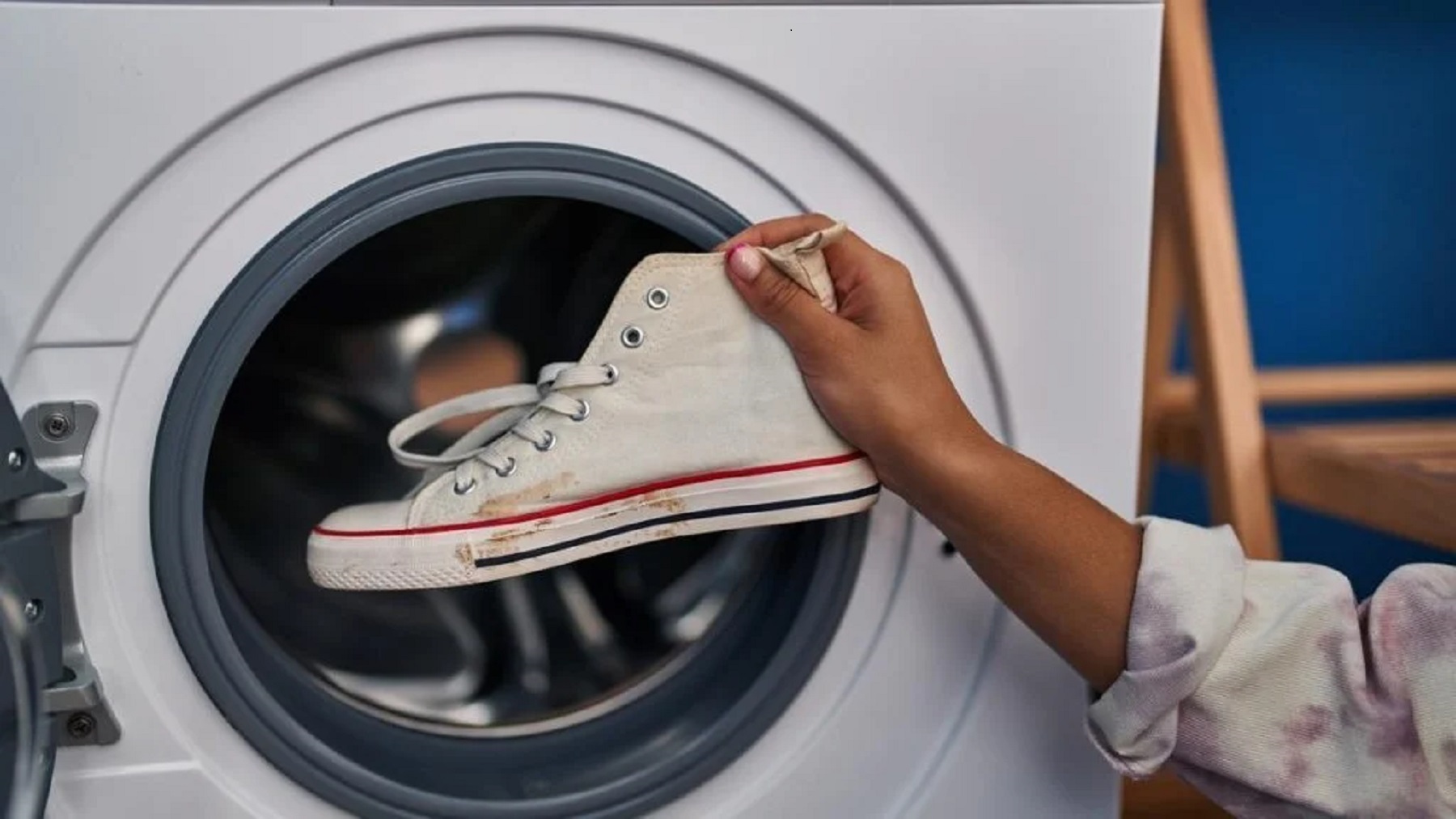 Lavado de zapatillas en Lavarropas