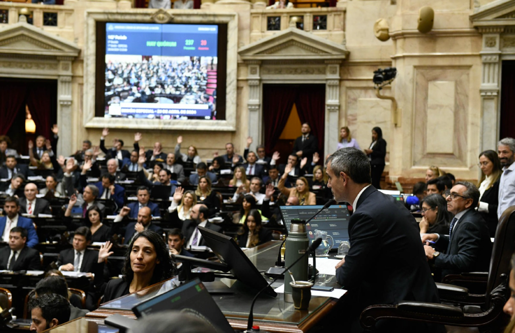 El Gobierno irá por las reformas electorales antes de debatir el presupuesto en Diputados. Foto: Archivo.