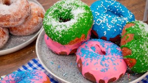 Donas caseras para una merienda dulce