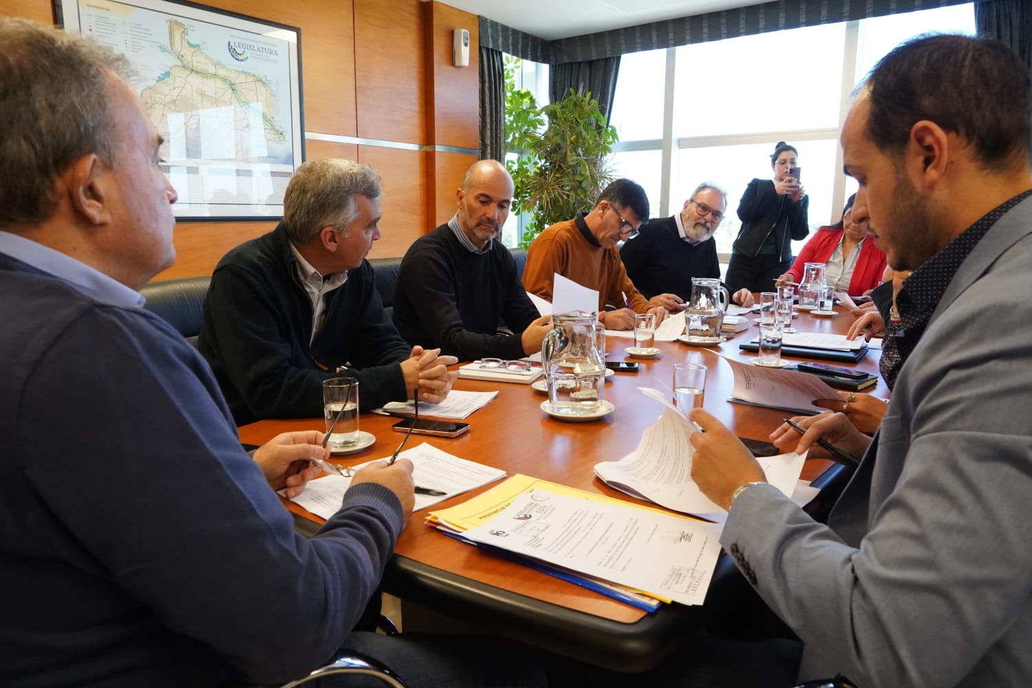 Labor Parlamentaria resolvió el temario de la sesión de este jueves. Foto Gentileza