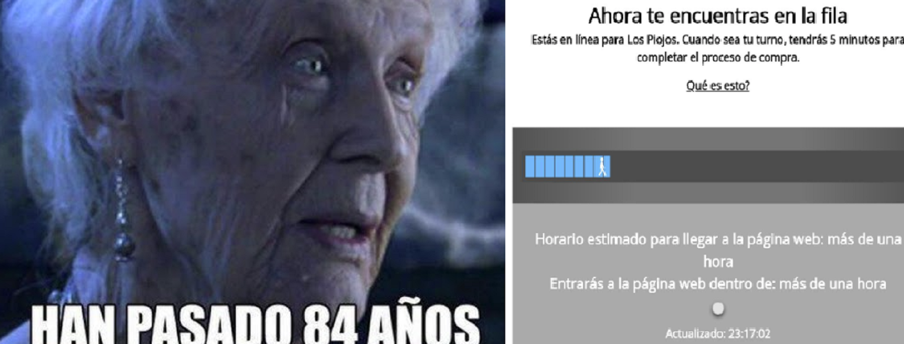 Los memes a la fila virtual para comprar entradas de Los Piojos.