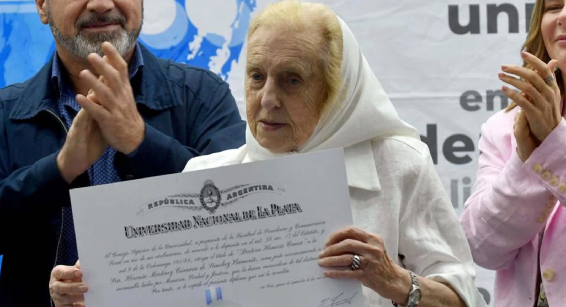 Herenia Martínez Cámara de Sánchez Viamonte, referente de Madres de Plaza de Mayo. Foto: TN