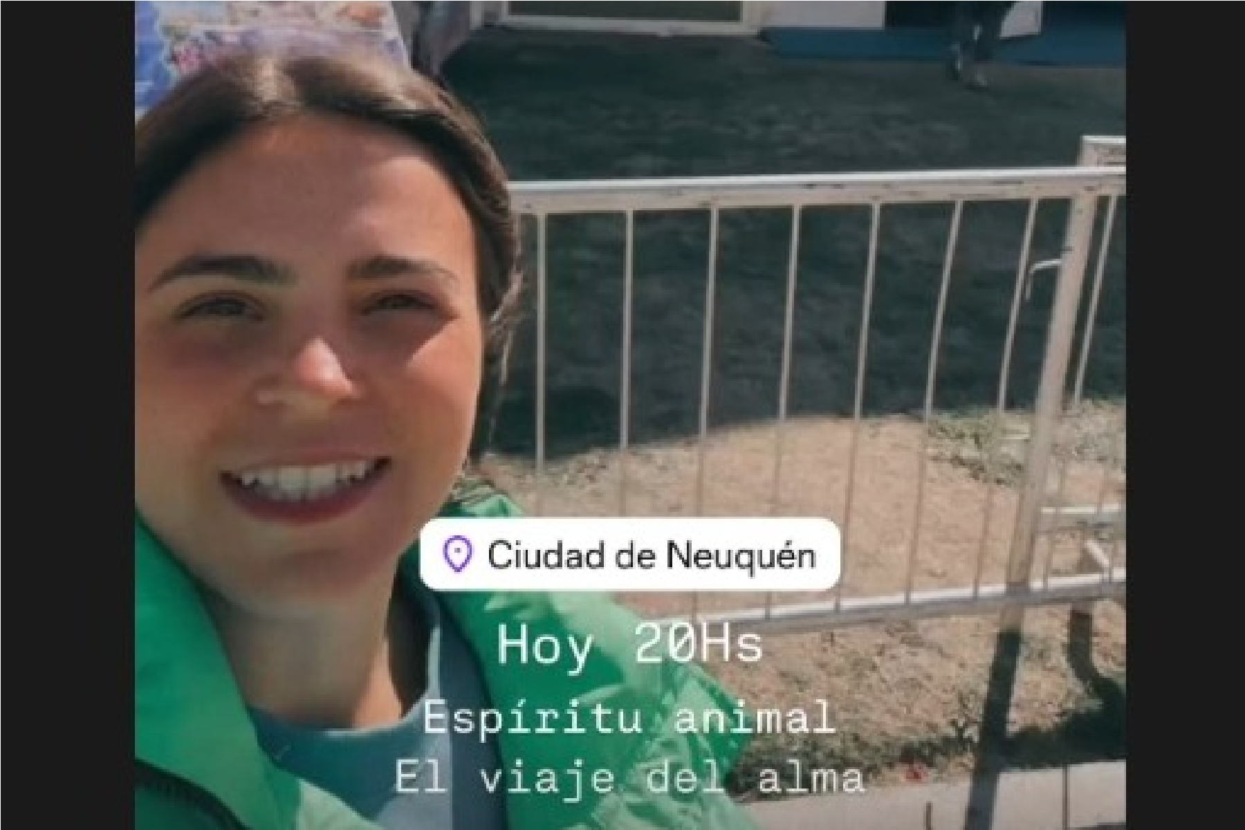 Magali Tajes ya está en Neuquén para la Feria del Libro 2024 y así lo mostró en redes (Foto: captura Instagram)