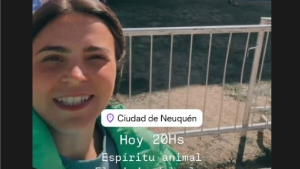 Magali Tajes ya está en Neuquén para la Feria del Libro 2024 y así lo mostró en redes