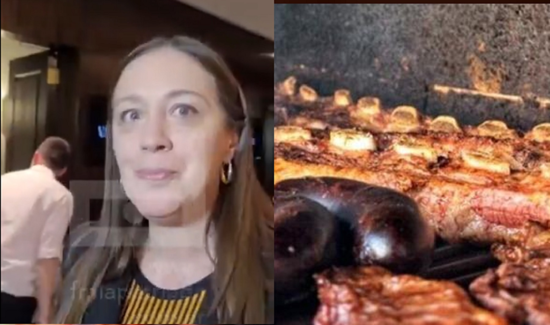 La reacción de María Eugenia ante la pregunta de si irá al asado de la Quinta de Olivos. 