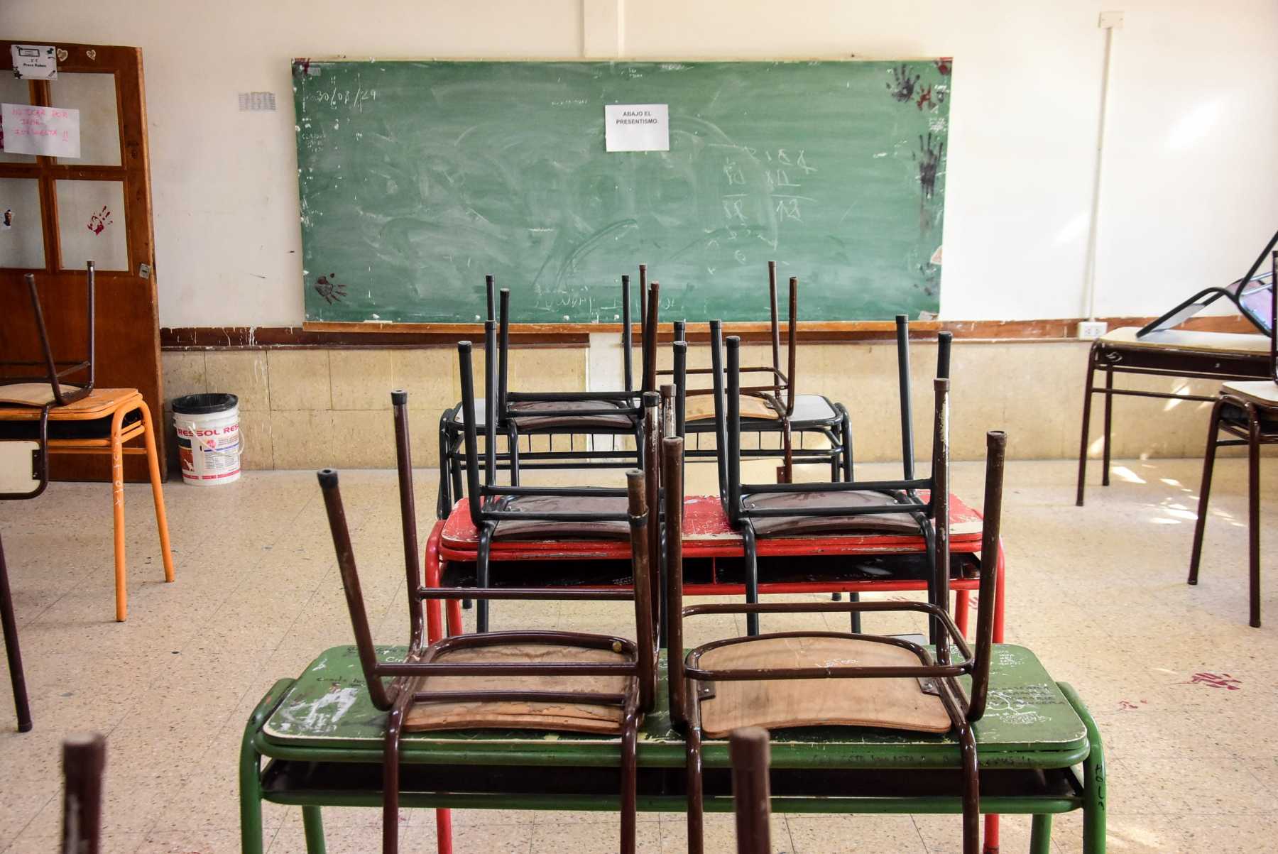 Clases suspendidas por fuertes vientos en Neuquén. Foto: archivo Cecilia Maletti. 