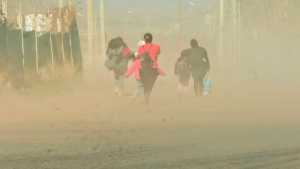 Viento: cuándo terminan las fuertes ráfagas en el Alto Valle