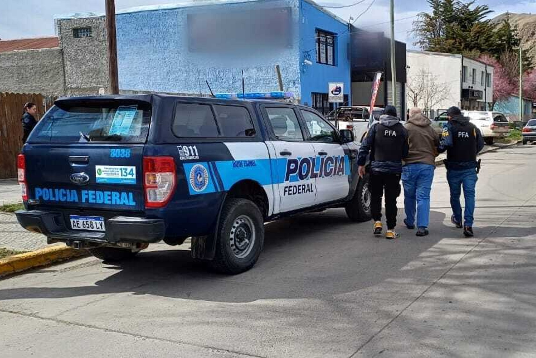 La Policía Federal realizó los allanamientos. Foto gentileza