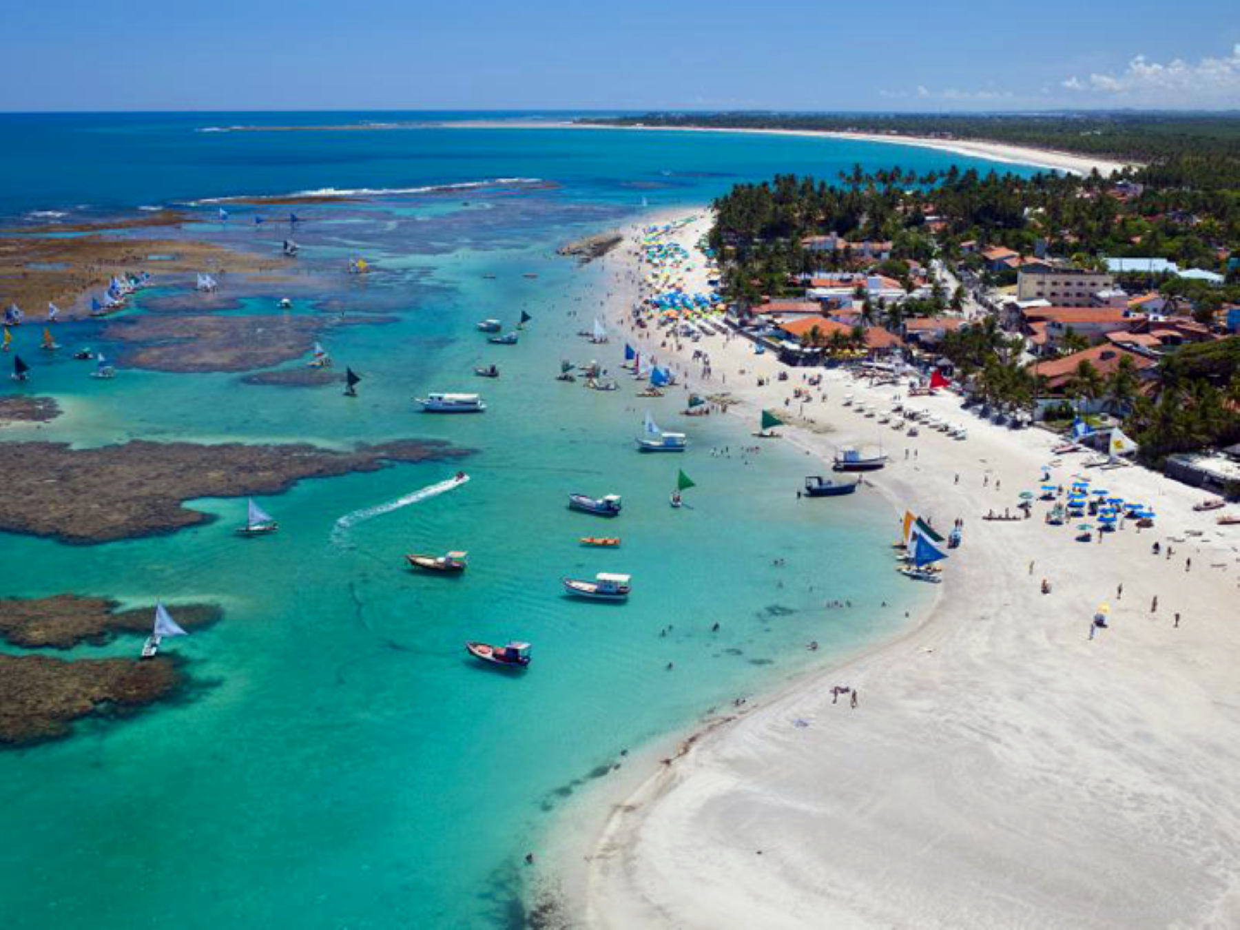 Una playa bella y tranquila. Imperdible