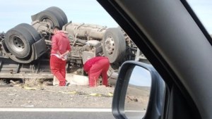 Accidente en la Ruta 237, en Collón Cura: hay un camión involucrado