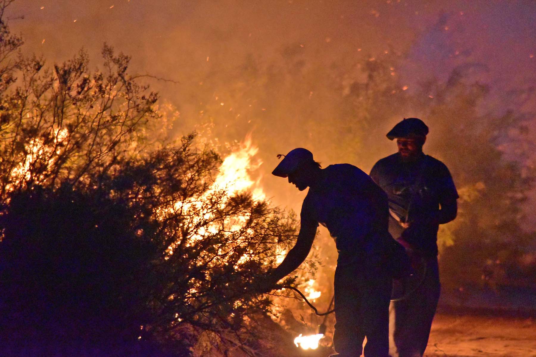 Alerta de incendios en Río Negro y Neuquén.