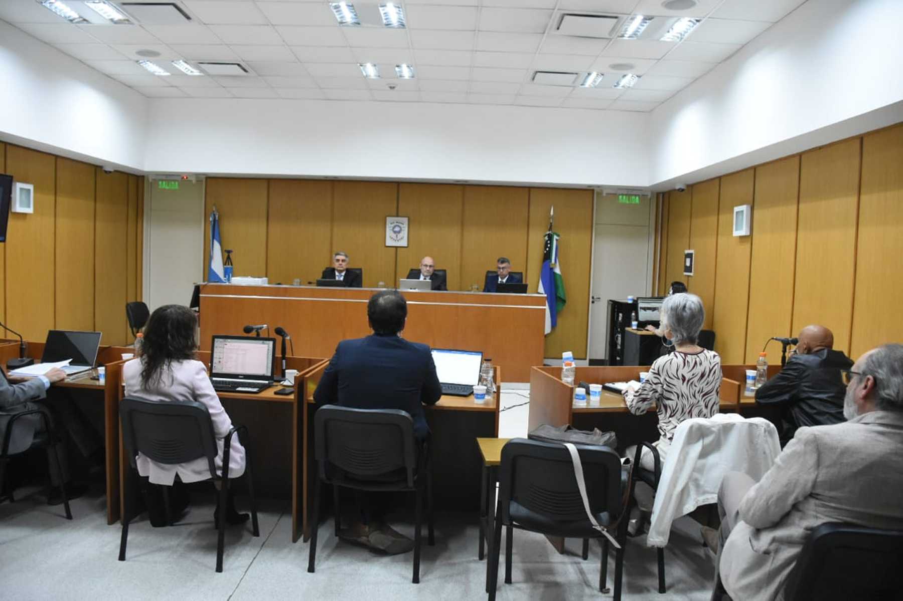 En la audiencia de este miércoles expusieron los fiscales y el querellante, representante de Fiscalía de Estado. (Foto: Juan Thomes)