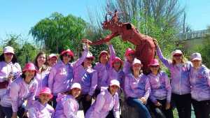 Rosas del Valle, mujeres que reman contra el cáncer de mama y un pedido urgente en Río Negro