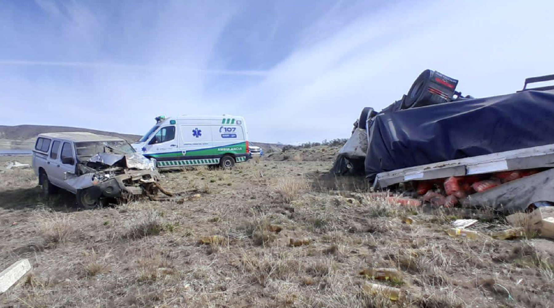 Accidente fatal en la Ruta 237. Foto: gentileza