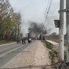 Imagen de Levantaron el corte de la Ruta Chica en Allen: reclamaron por la luz y fueron recibidos por el intendente