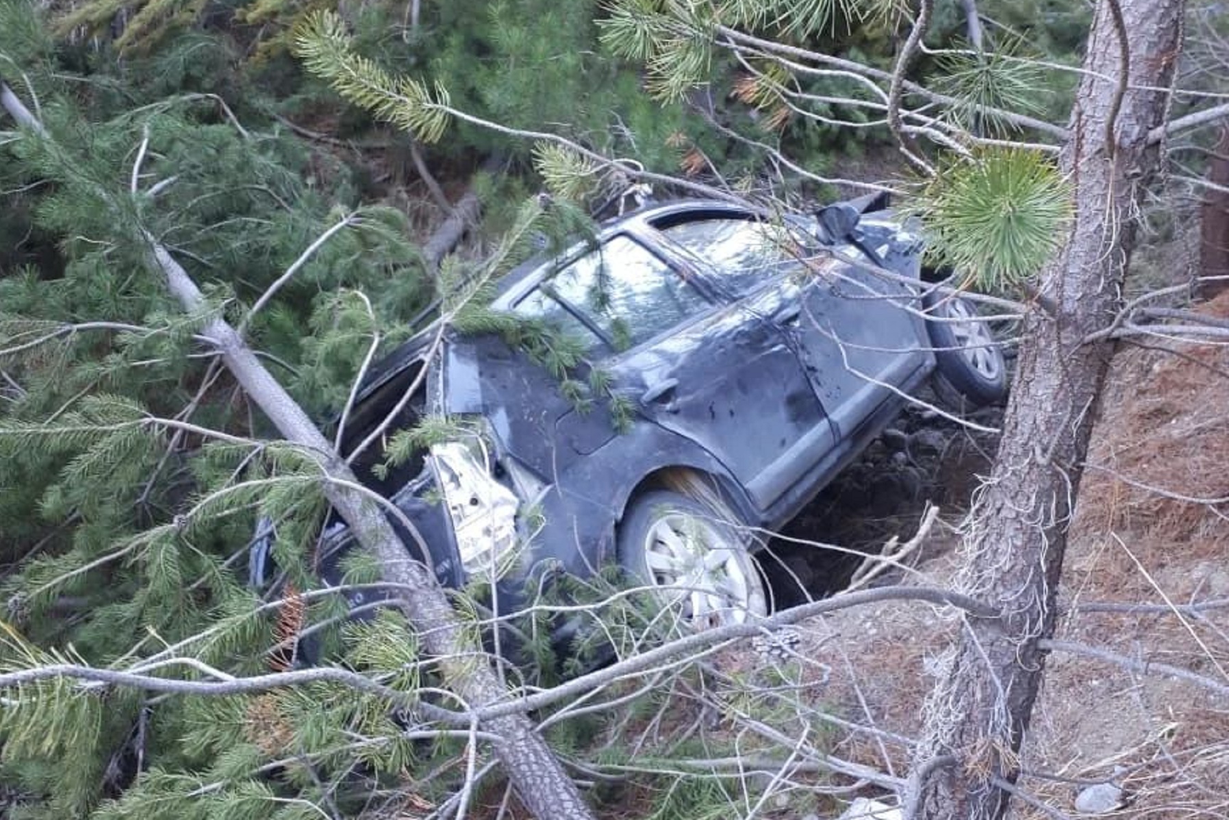 El siniestro ocurrió ayer. Foto Gentileza