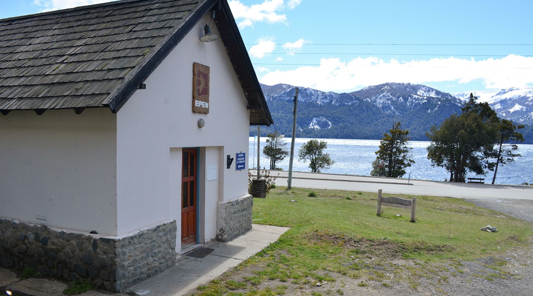 Villa Traful traslada su central térmica. Foto: gentileza Neuquén Informa.