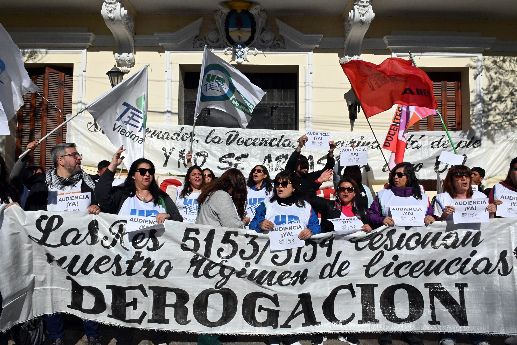 Unter hoy adhiere al paro nacional por la educación convocado por Ctera y el Gobierno anunció que aplicará descuentos. Foto archivo/ Marcelo Ochoa.