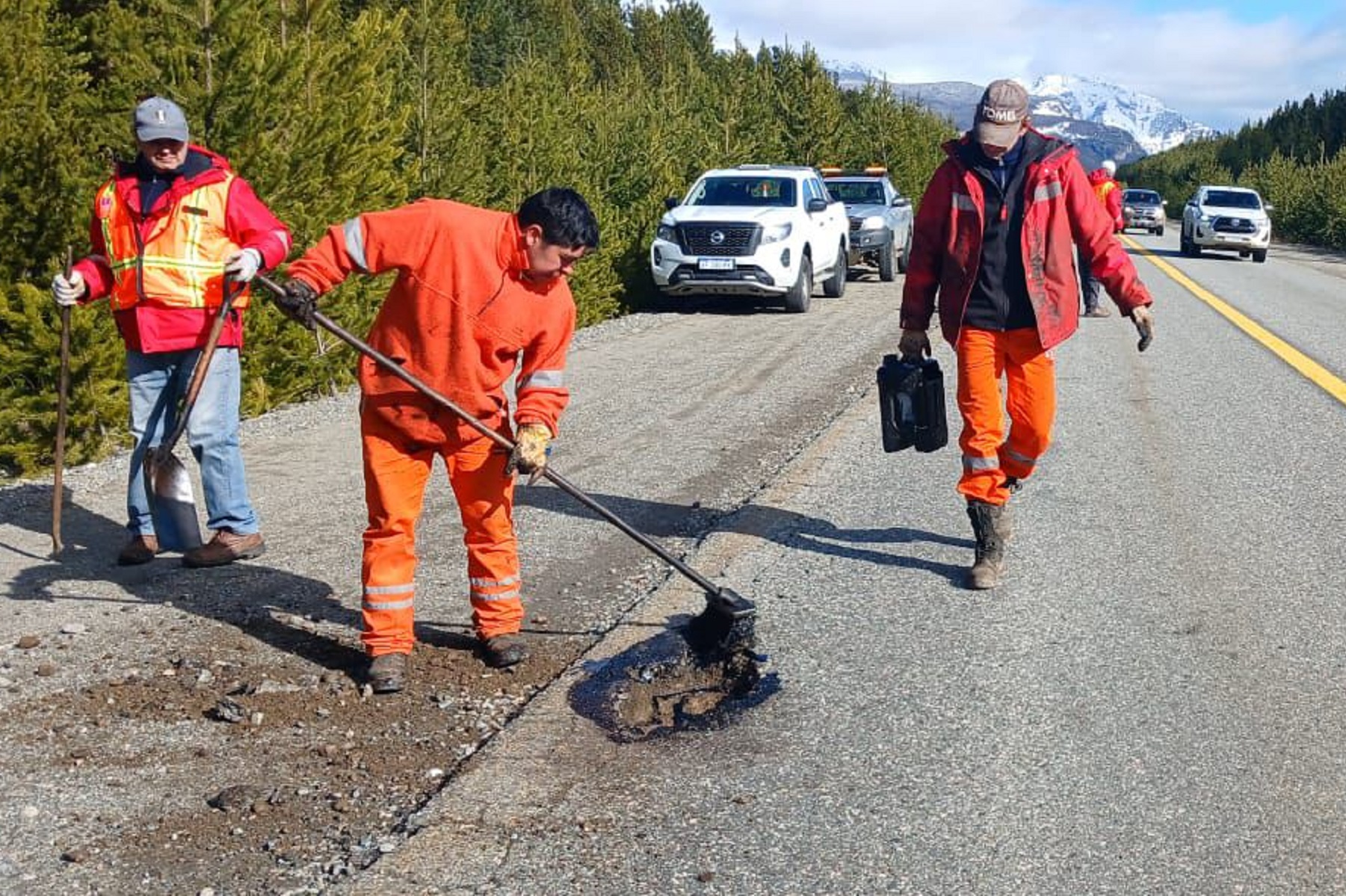 Se realizarán tareas de bacheo. Foto gentileza