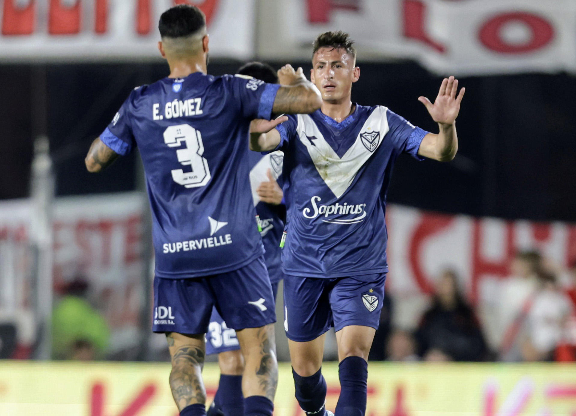 El goleador de Vélez, Braian Romero, será uno de los titulares ante Belgrano. Fotobaires.