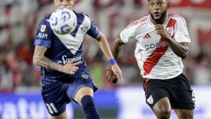 River se lo empató al líder Vélez y sigue con chances de pelear por el título de la Liga Profesional