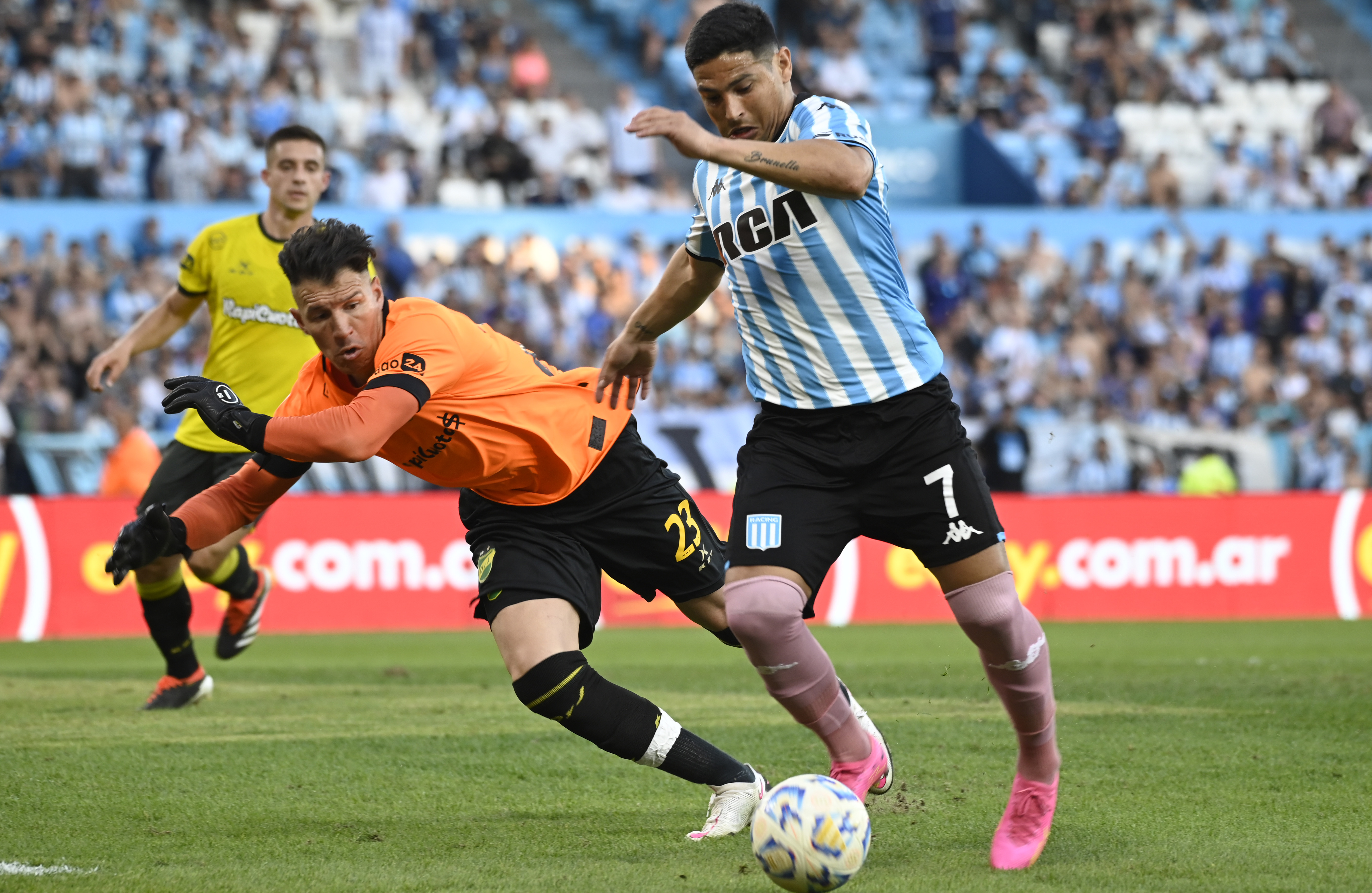 Racing Club de Avellaneda vs Defensa vs Justicia. Fecha 18 Torneo Liga Profesional. Fútbol Argentina. Primera División. 19/10/2024 Fotobaires